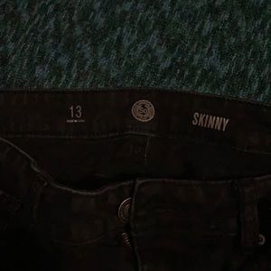 Black skinny jeans